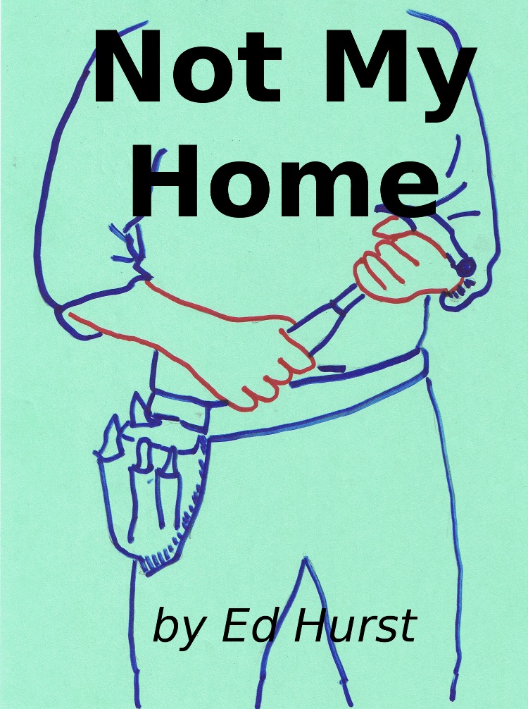 Cover art for my book, "Not My Home"